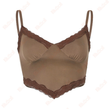 v neck suspender type tank tops
